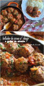 bolinho de carne moída
