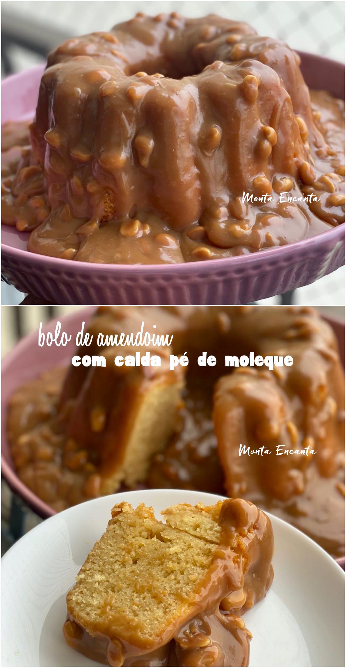 bolo de amendoim