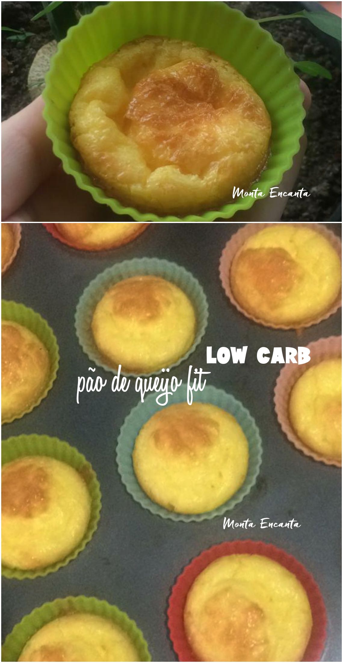 Pão de queijo fit é  low carb