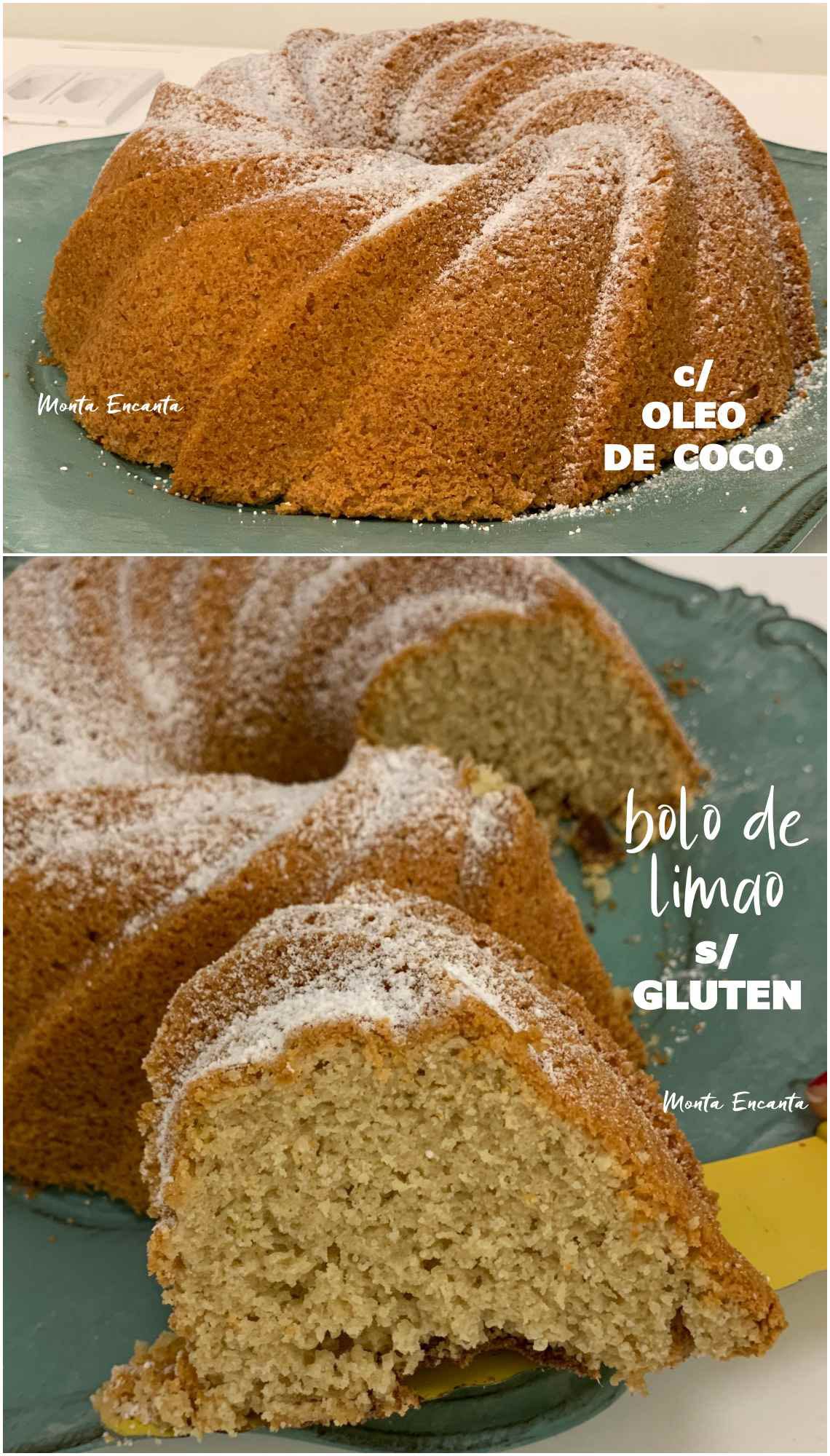 bolo de limão sem glúten