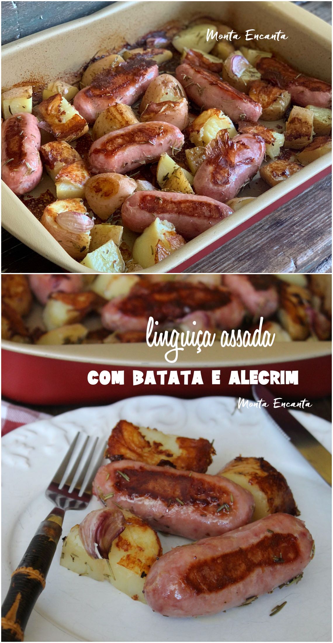 linguiça com batata