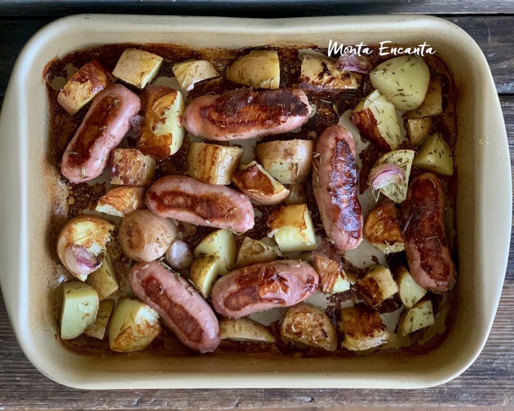 linguiça com batata