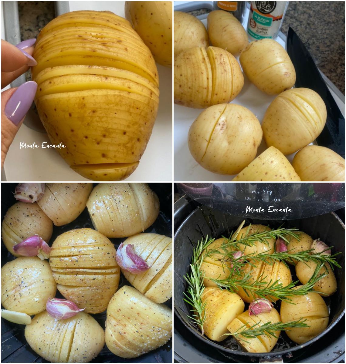 Batata na Airfryer – NaColher