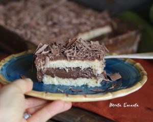 bolo belga de chocolate gelado
