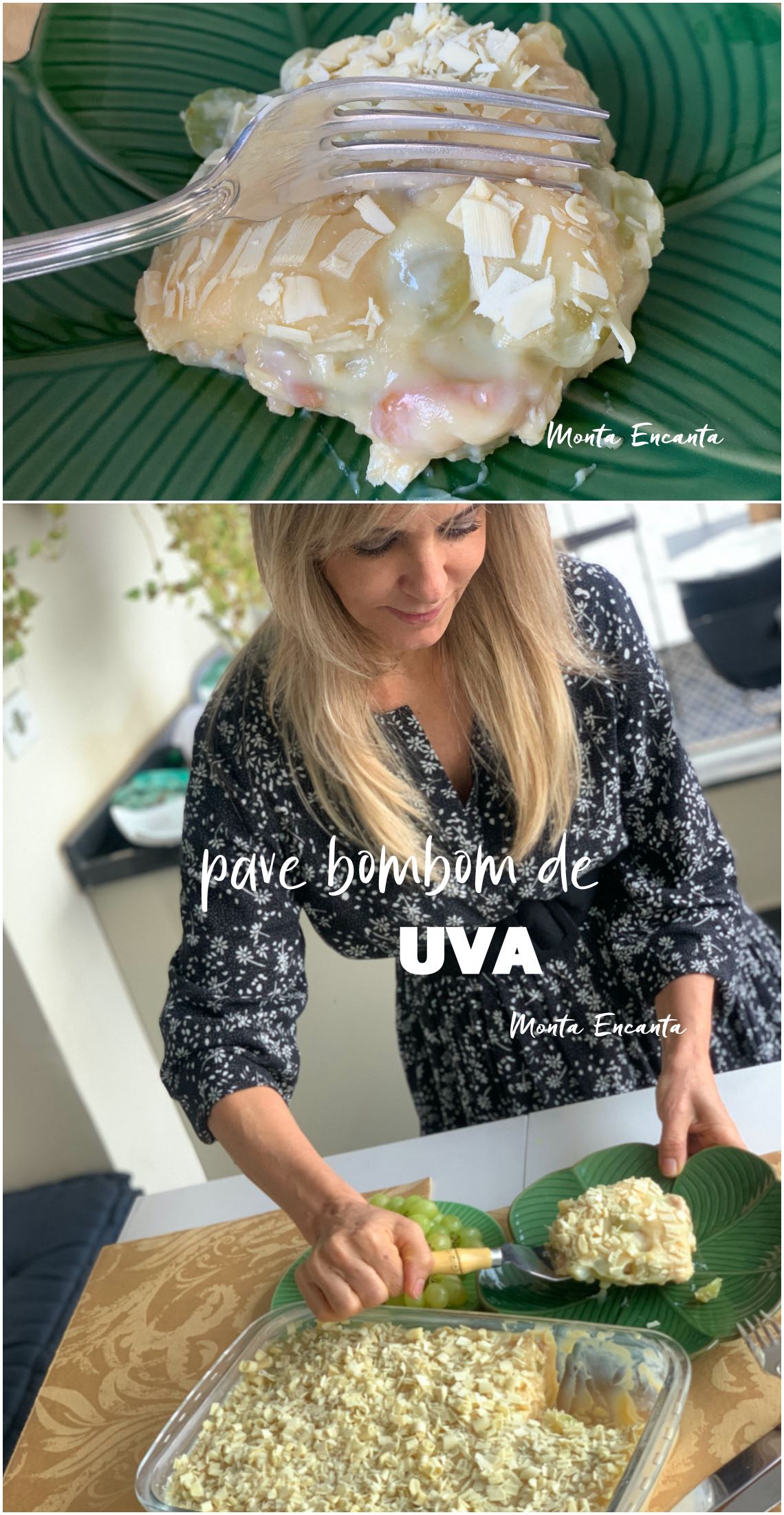 pavê bombom de uva com brigadeiro gourmet branco