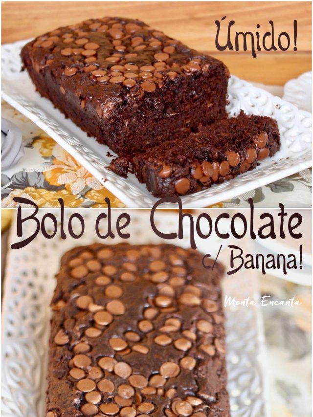 Bolo de Chocolate de Banana