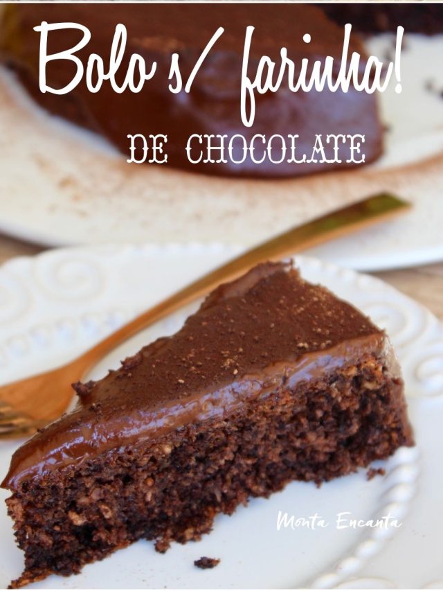 Não precisa de farinha para fazer este bolo de chocolate e coco