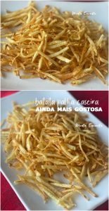 batata palha caseira