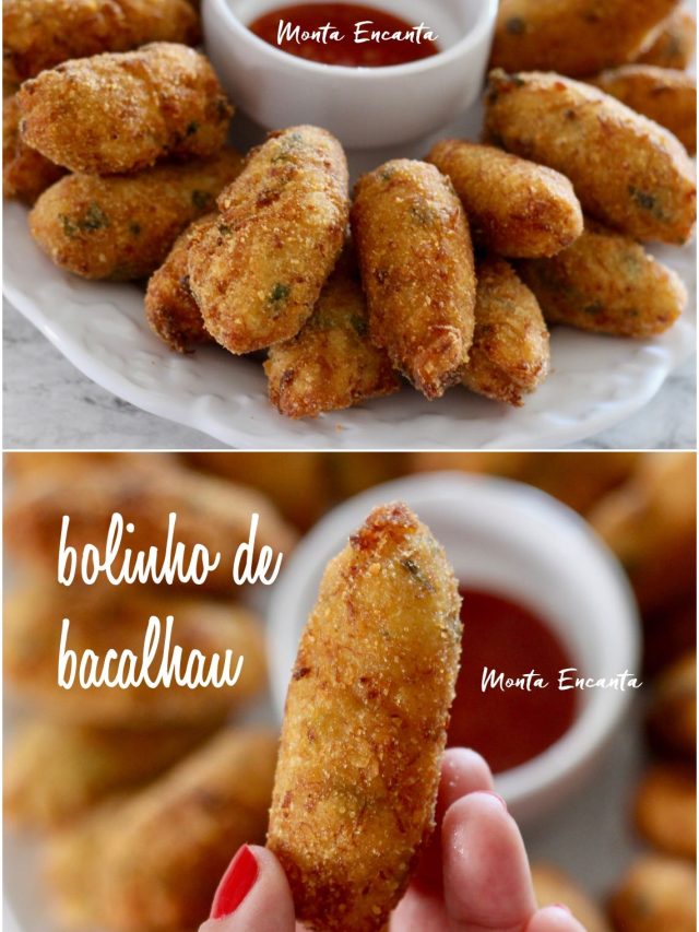 Bolinho de Bacalhau original, receita portuguesa