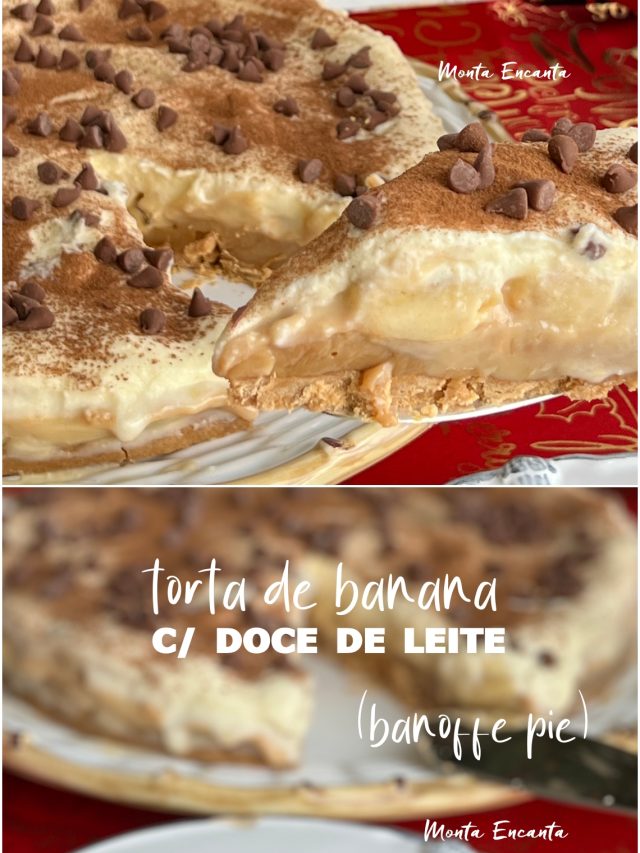 Torta de Banana Banoffe