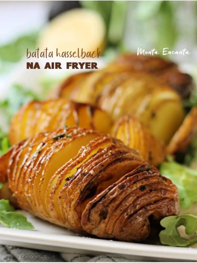 Batata Hasselback na air fryer