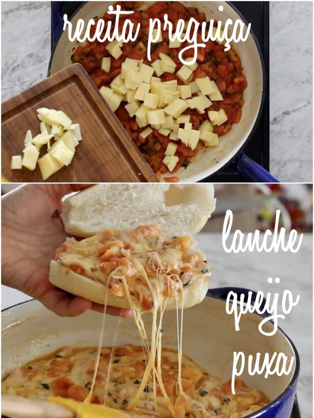 Lanche de Queijo Puxa-Puxa