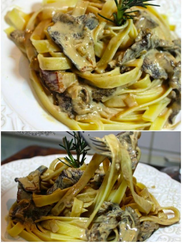 Tagliateli ao Molho de Funghi Secchi