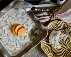 gelado de pêssego