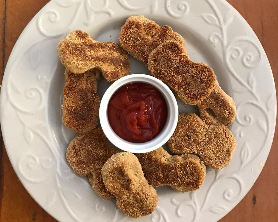 nuggets vegano assado