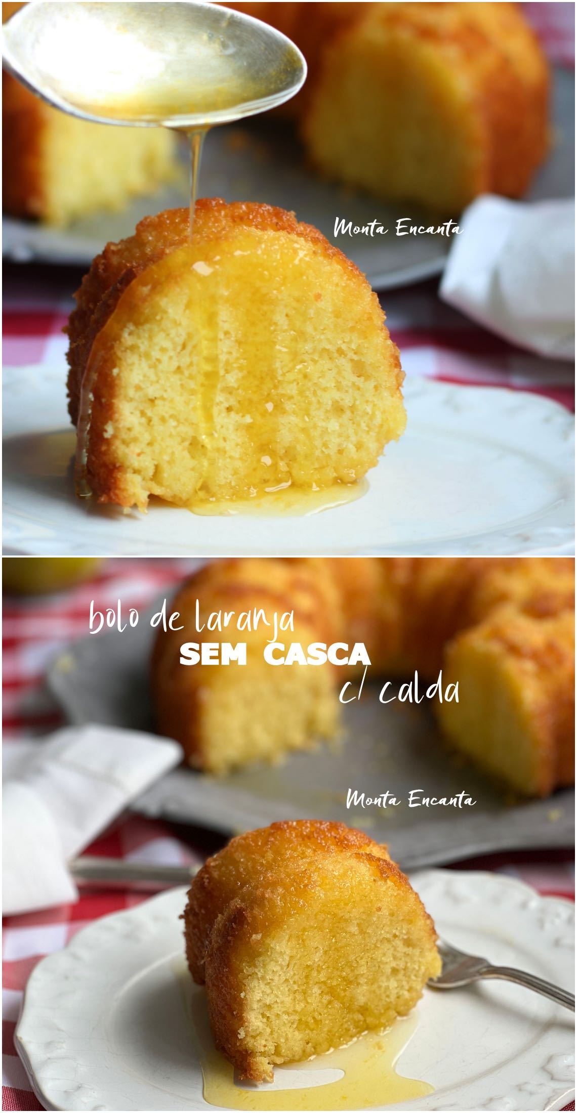 bolo de laranja sem casca