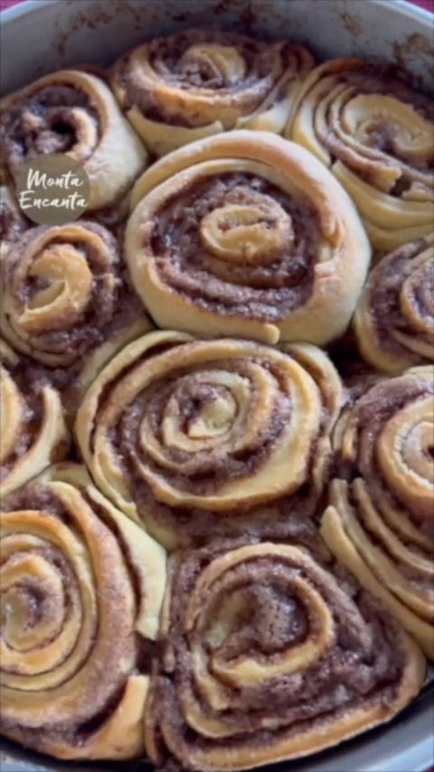 Cinnamon rolls, massa de batedeira! - Monta Encanta