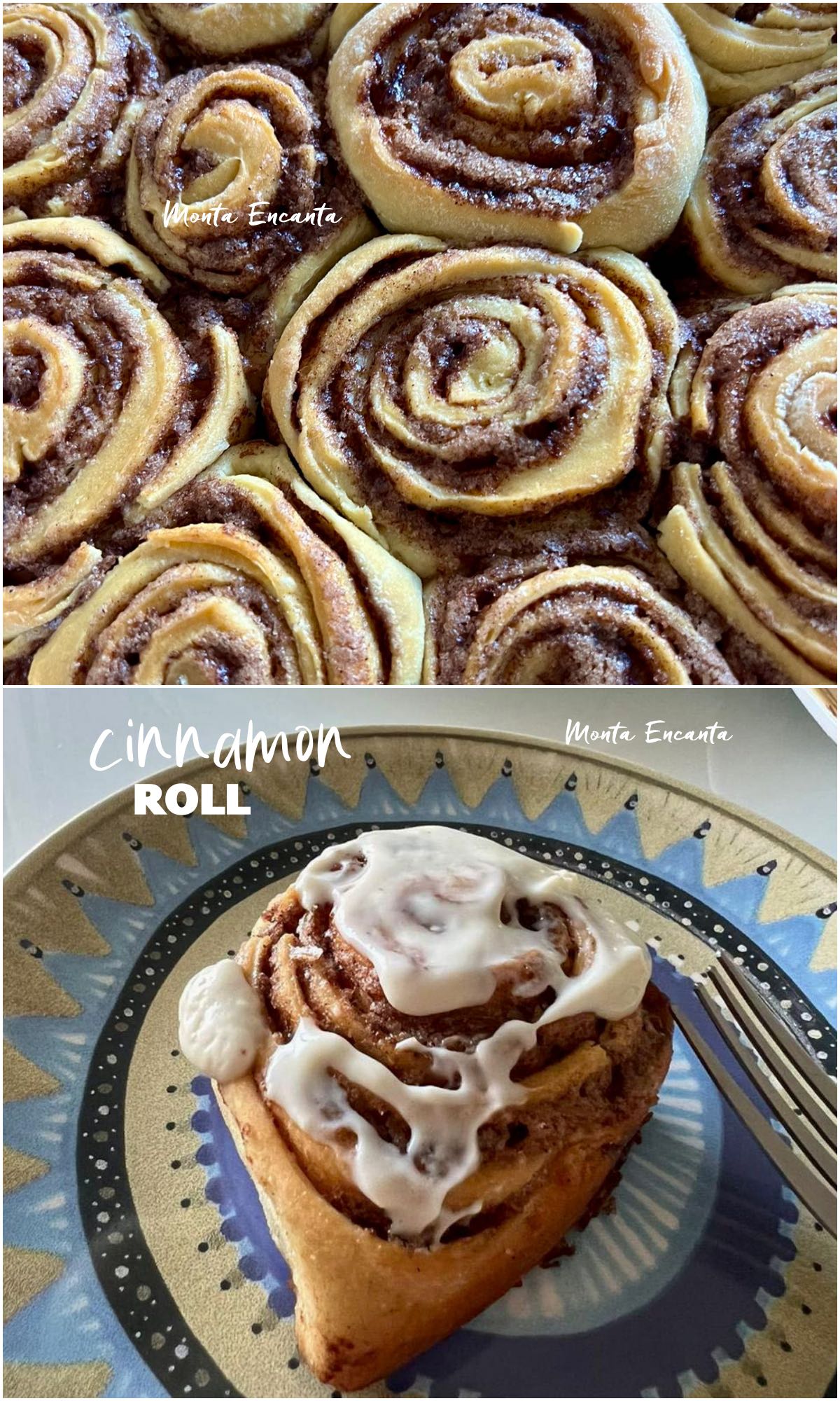 Cinnamon rolls, massa de batedeira! - Monta Encanta