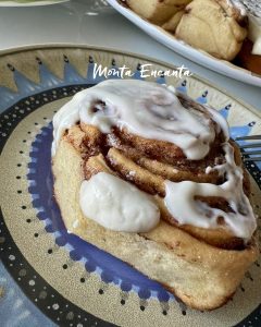 Cinnamon rolls, massa de batedeira!