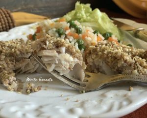 filé de peixe em crosta