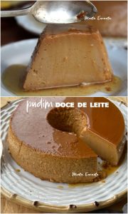 pudim de doce de leite