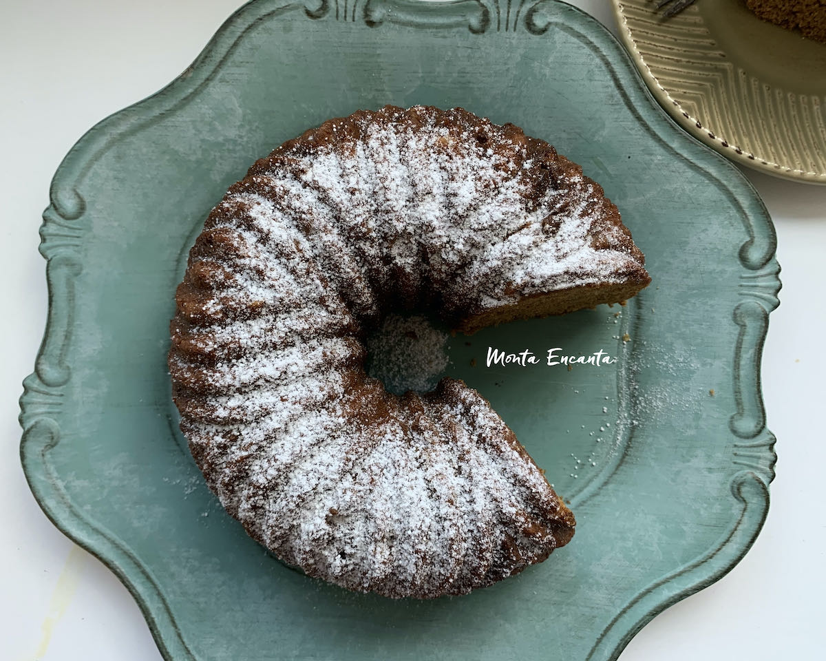 Bolo de aveia com laranja sem glúten e sem lactose!