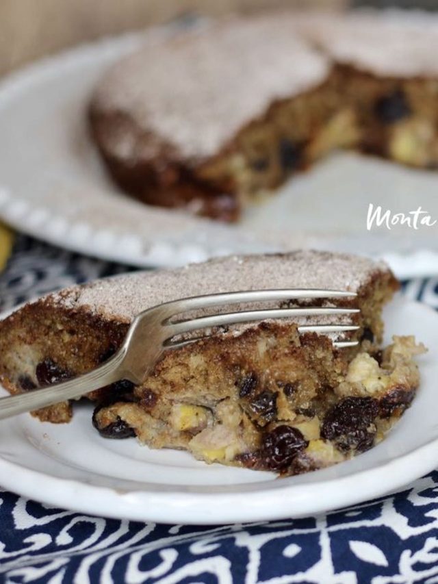 Bolo de banana de frigideira e sem glúten