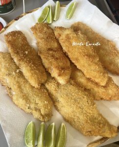 file de peixe no panko