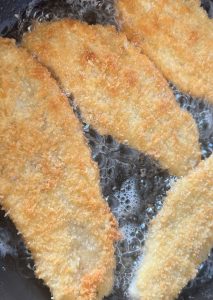 Receita filé de peixe no panko