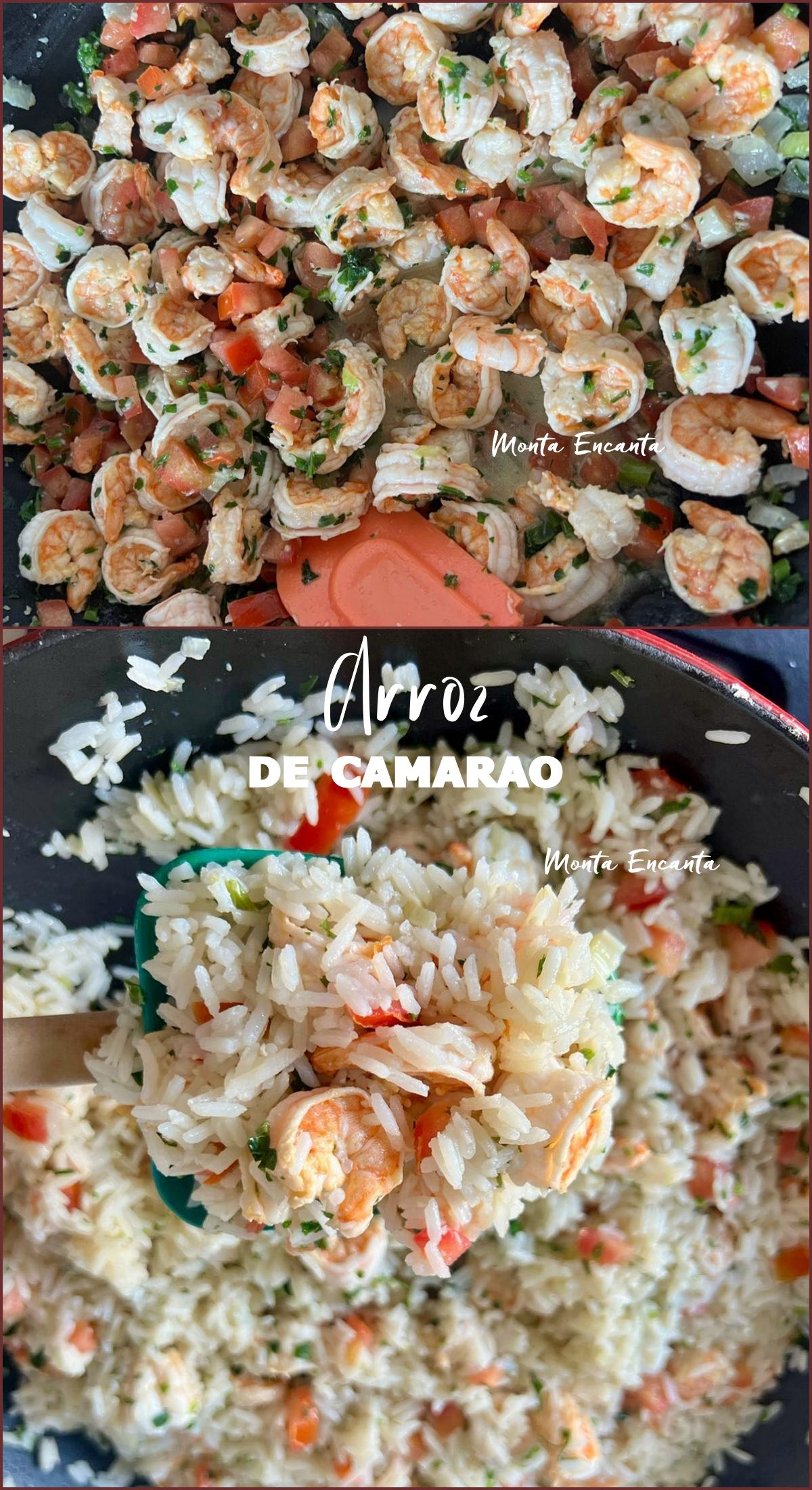 arroz com camarão