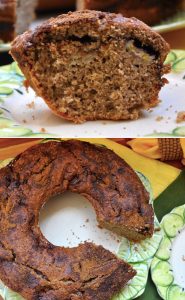 bolo integral de banana