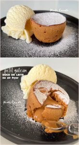 petit gateau de doce de leite