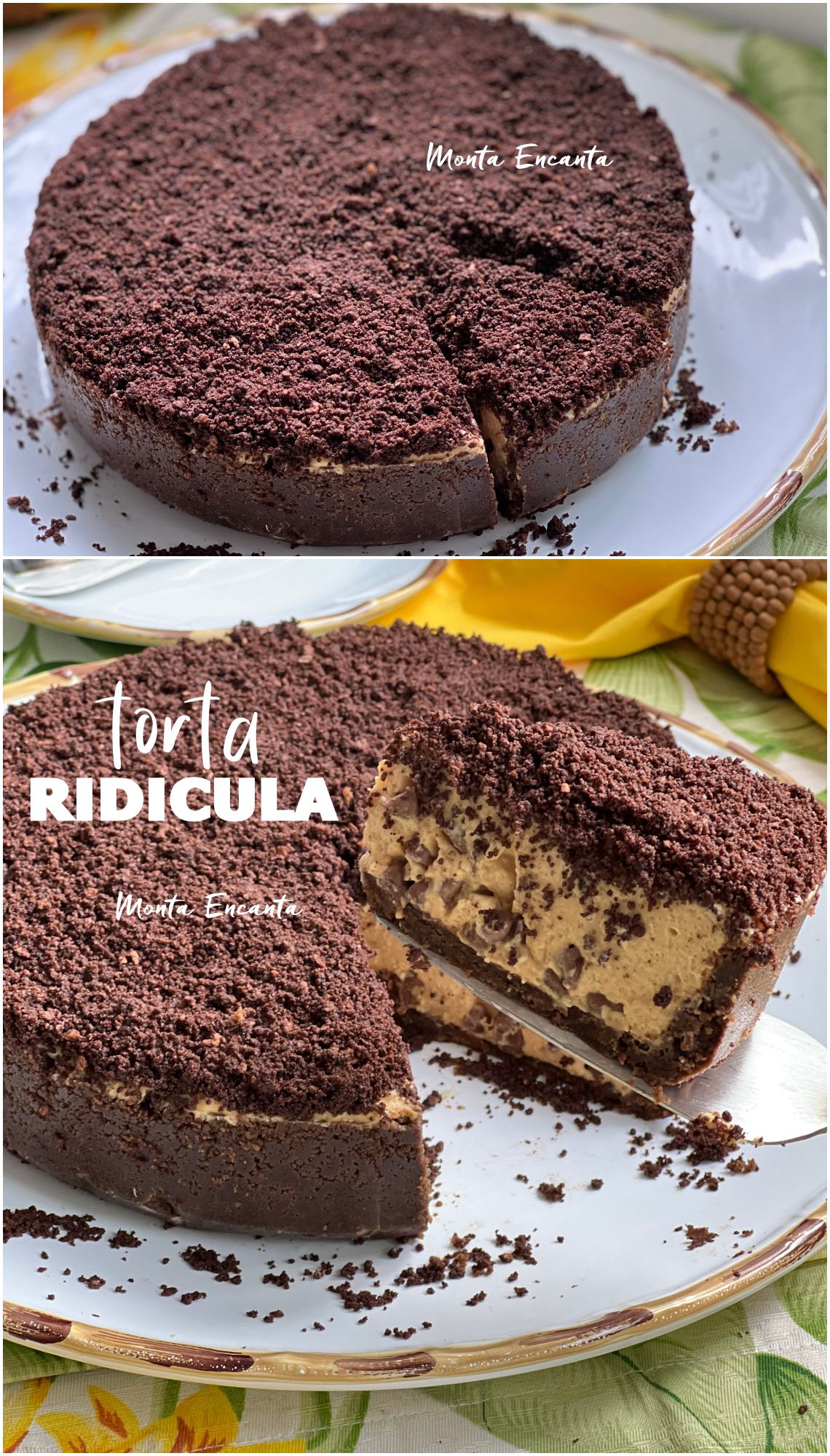 Torta ridícula, ridícula de tão fácil que é de fazer!