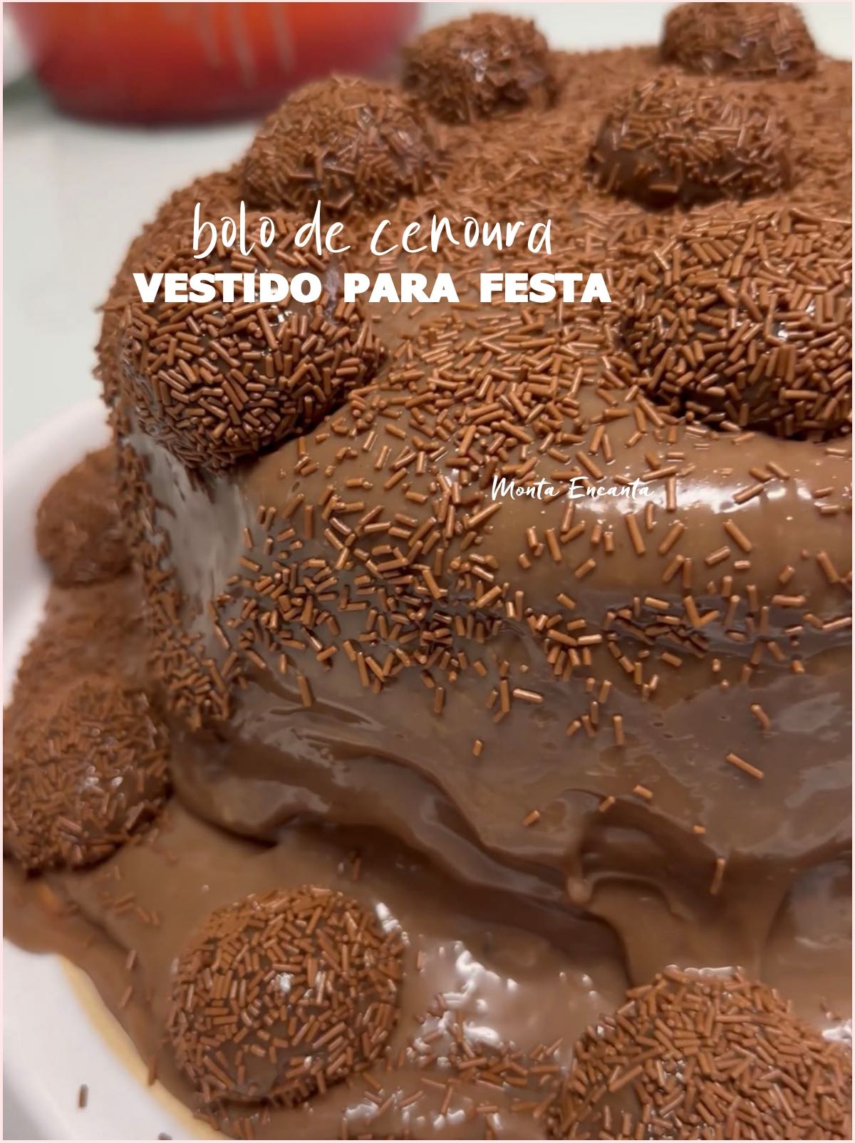 bolo de cenoura recheado