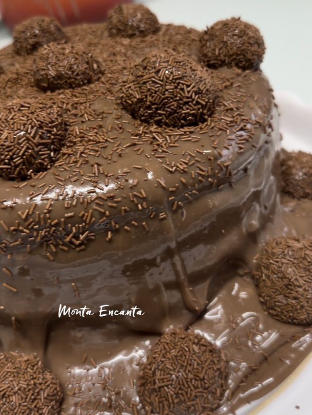 Bolo de Cenoura para Festa