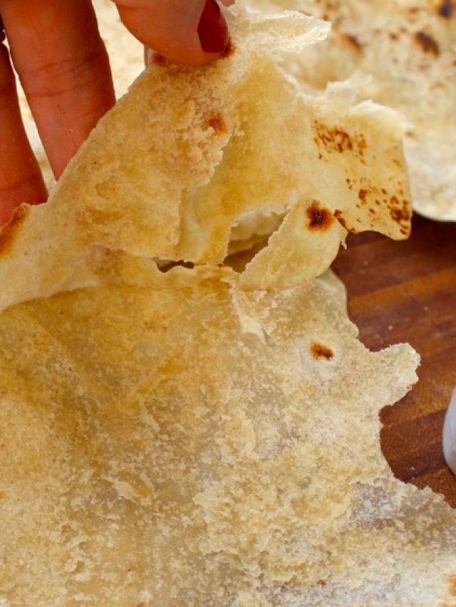 Pão Indiano sem Fermentação Chapati