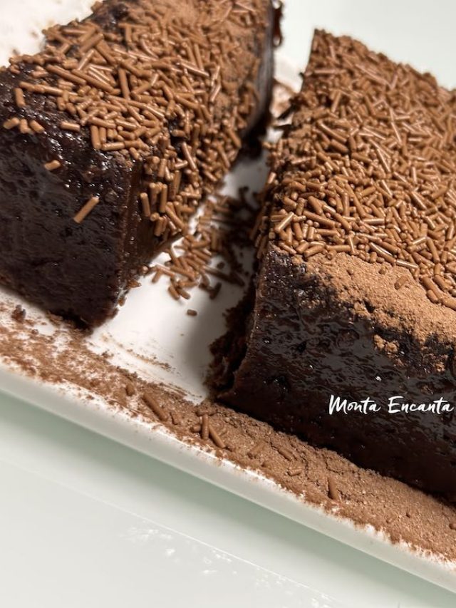 Torta de Chocolate sem farinha, cremosa