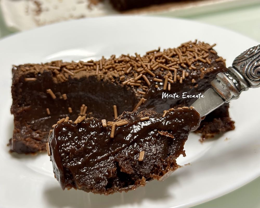 torta de chocolate sem farinha