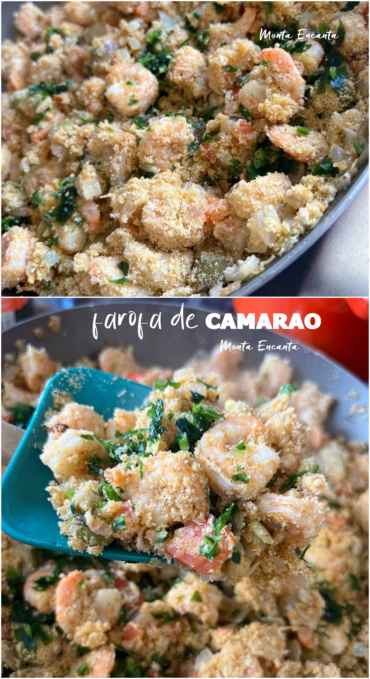 Farofa de camarão prática de fazer farofa de camarão prática