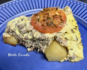 omelete de carne