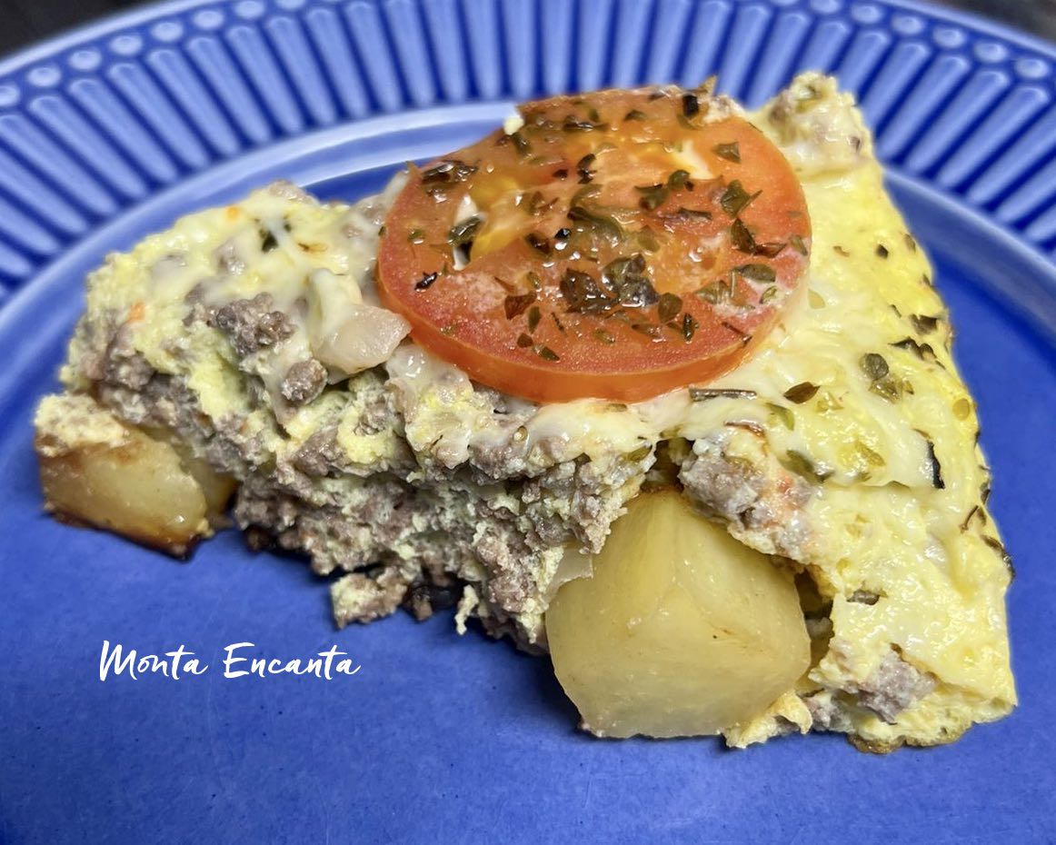 omelete de carne