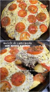 omelete de carne