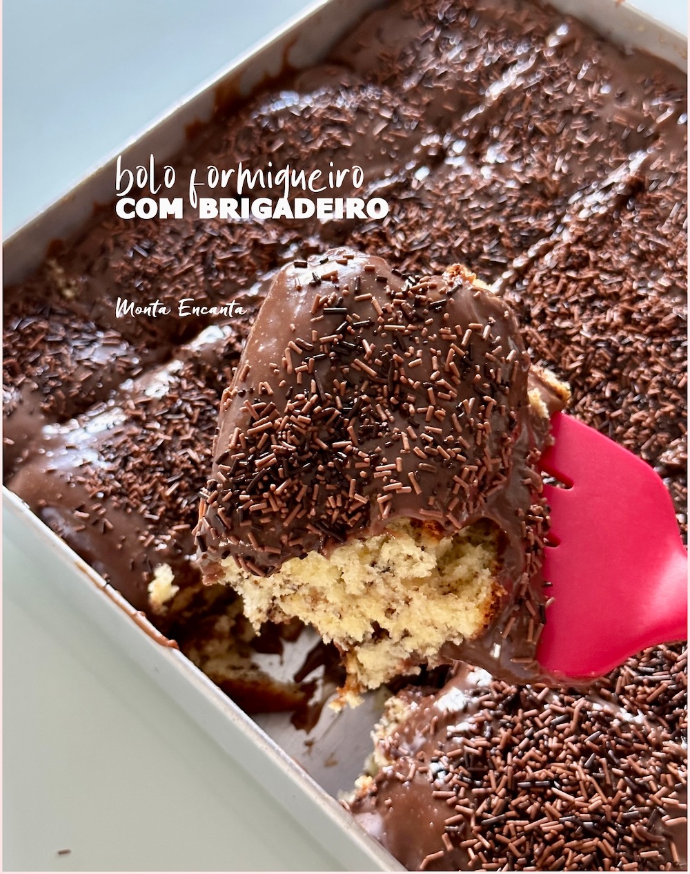 bolo formigueiro com brigadeiro