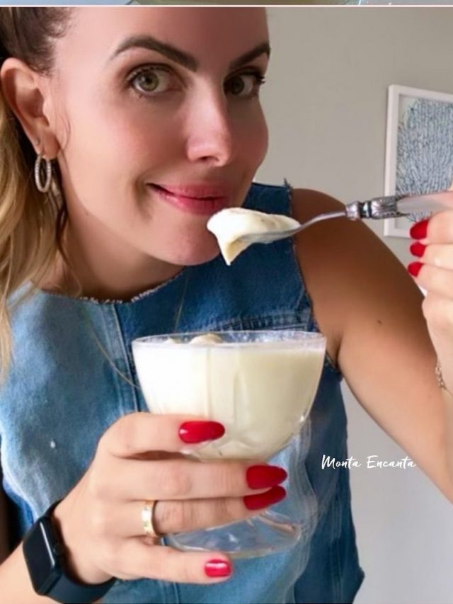 Creme de papaya proteico para comer sem culpa!