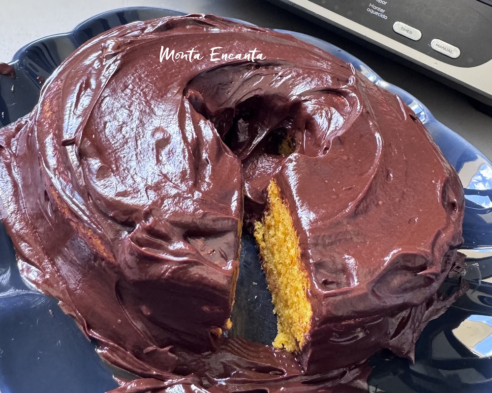 bolo de cenoura na air fryer