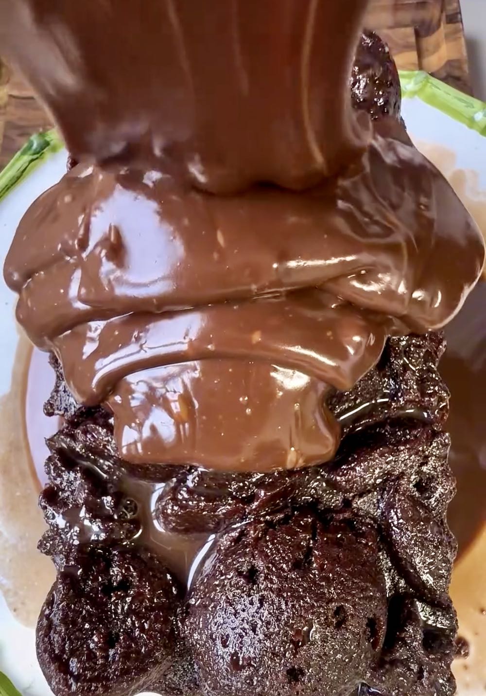 bolo de chocolate quente
