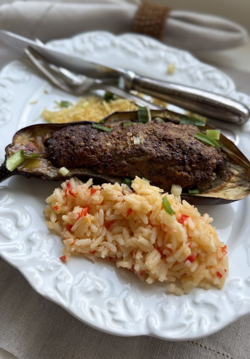 arroz com pimentão