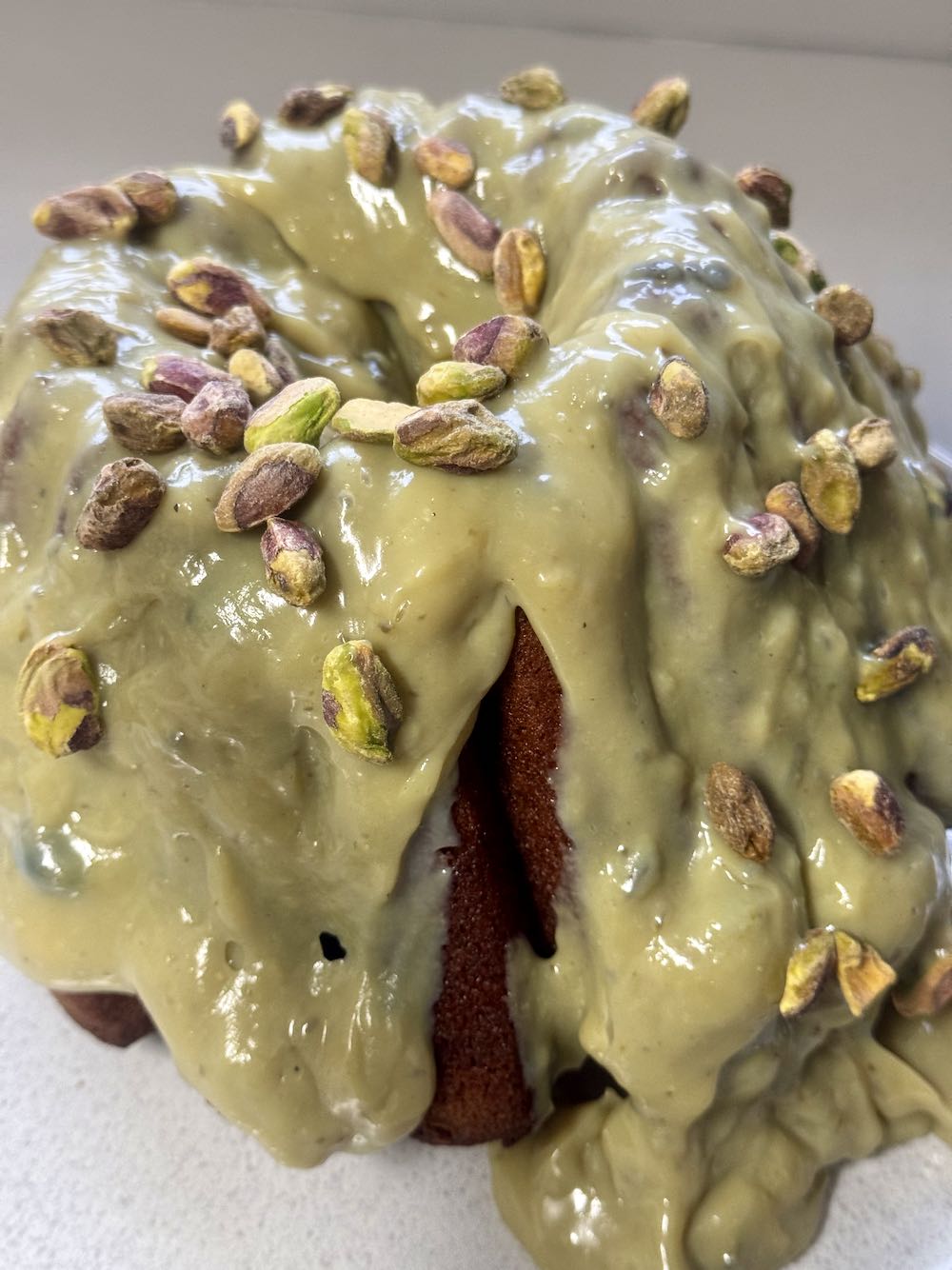 bolo de pistache