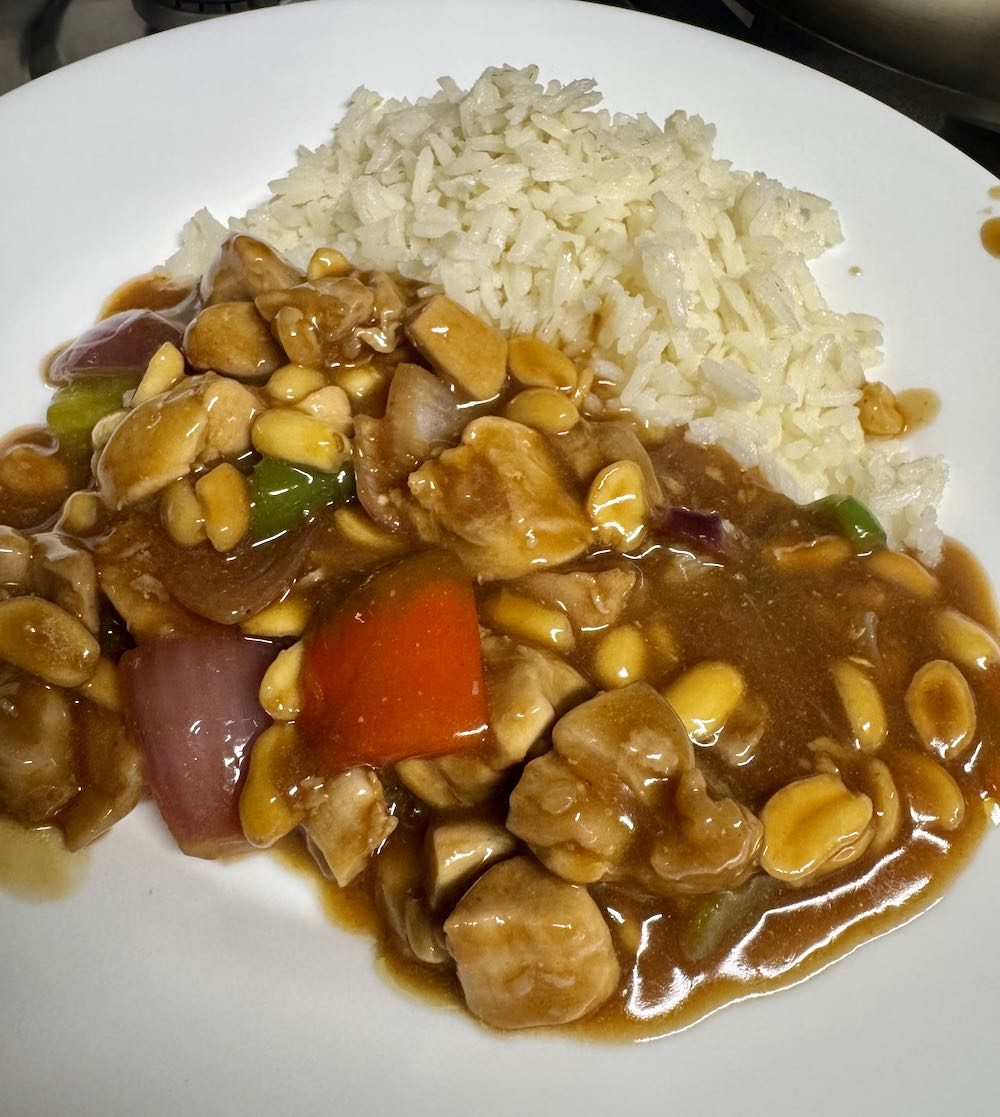 frango xadrez chinês